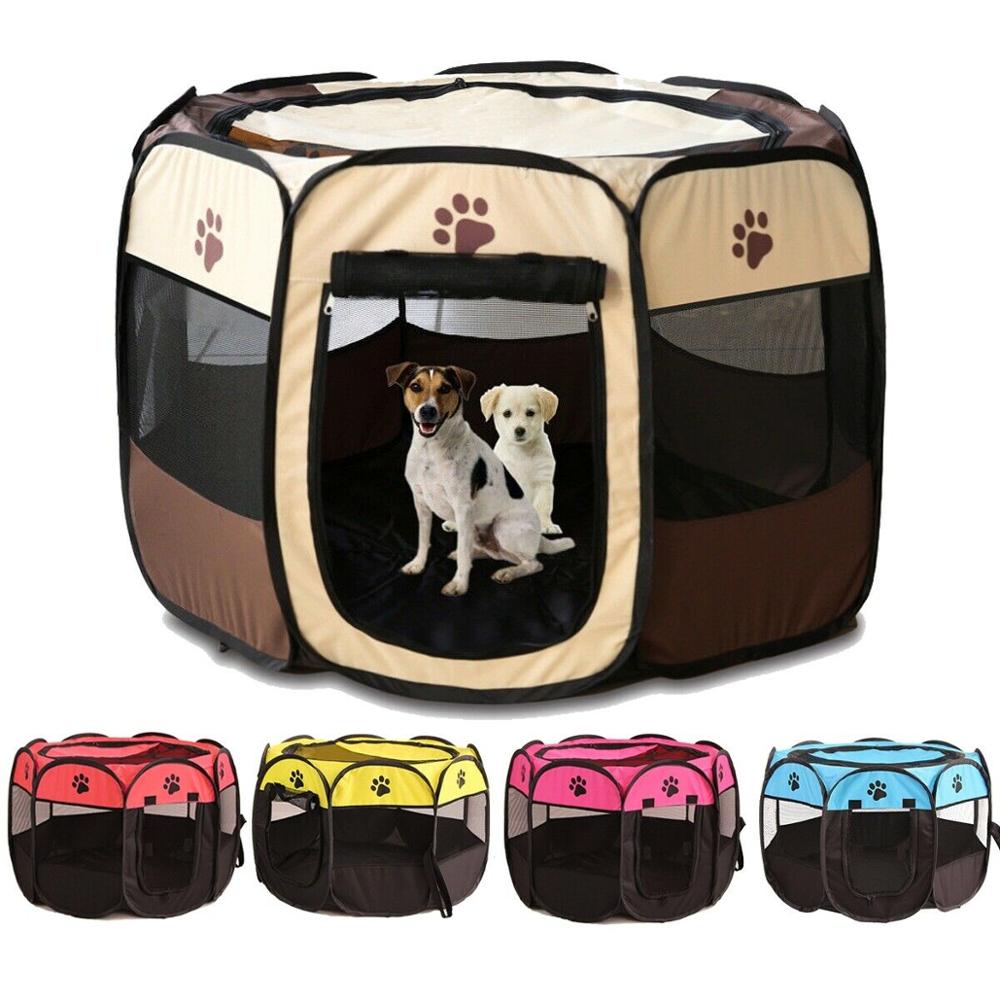 "Pawsome" Pop-Up Pet Crate | Chew & Meow