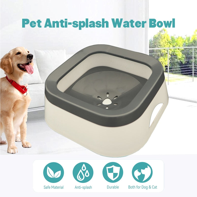 Anti Splash Pet Bowl | Chew & Meow